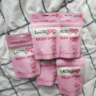 락토조이 구미젤리 복숭아맛 — 5점을 준 리뷰어가 2019년 6월 올린 사용 사진