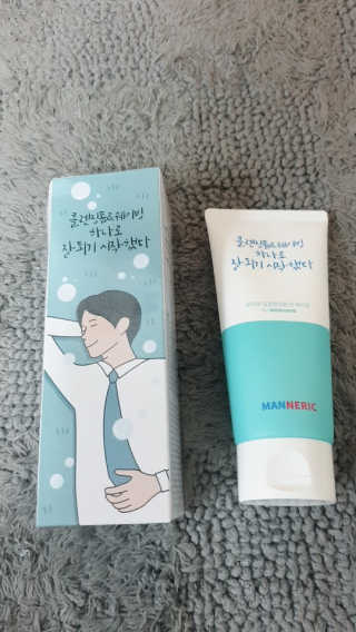 매너릭 올인원 딥클렌징폼 앤 쉐이빙 — 5점을 준 리뷰어가 2020년 1월 올린 사용 사진