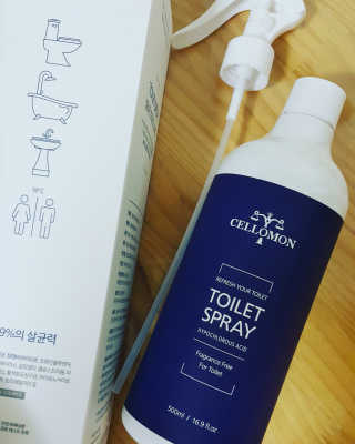 셀로몬 토일렛 스프레이 500ml — 4점을 준 리뷰어가 2018년 5월 올린 사용 사진