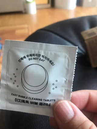 [에코앤드]이지톡톡 버블클리너 1종세척제 — 4점을 준 리뷰어가 2019년 6월 올린 사용 사진