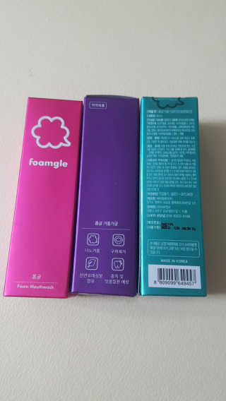 폼글 I foamgle [폼글] 거품가글 50ml 3종 - 민트, 라벤더, 라즈베리 — 3점을 준 리뷰어가 2019년 10월 올린 사용 사진