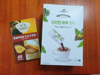 (주)쟈뎅 [쟈뎅] 클래스 신선한 하루 원두+여과지 SET — 5점을 준 리뷰어가 2019년 3월 올린 사용 사진