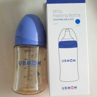 유비맘 PPSU 젖병 노꼭지_200ml_컬러 랜덤 발송 — 5점을 준 리뷰어가 2019년 12월 올린 사용 사진