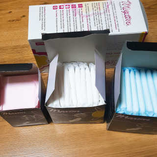 오플닷컴 맥심 하이진 안심생리대 패키지 — 4.17점을 준 리뷰어가 2018년 6월 올린 사용 사진