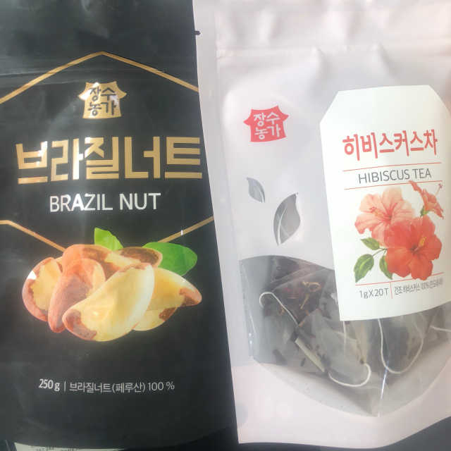 브라질너트, 히비스커스 리뷰 사진