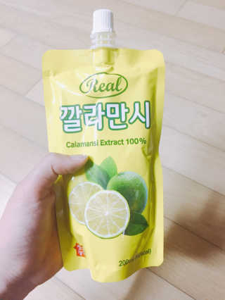 장수농가 리얼깔라만시 — 4.5점을 준 리뷰어가 2018년 4월 올린 사용 사진