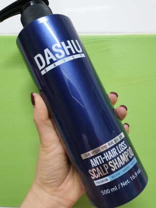 다슈코리아 다슈 데일리 단백질 한방 두피 골드 샴푸 500ml — 5점을 준 리뷰어가 2020년 1월 올린 사용 사진