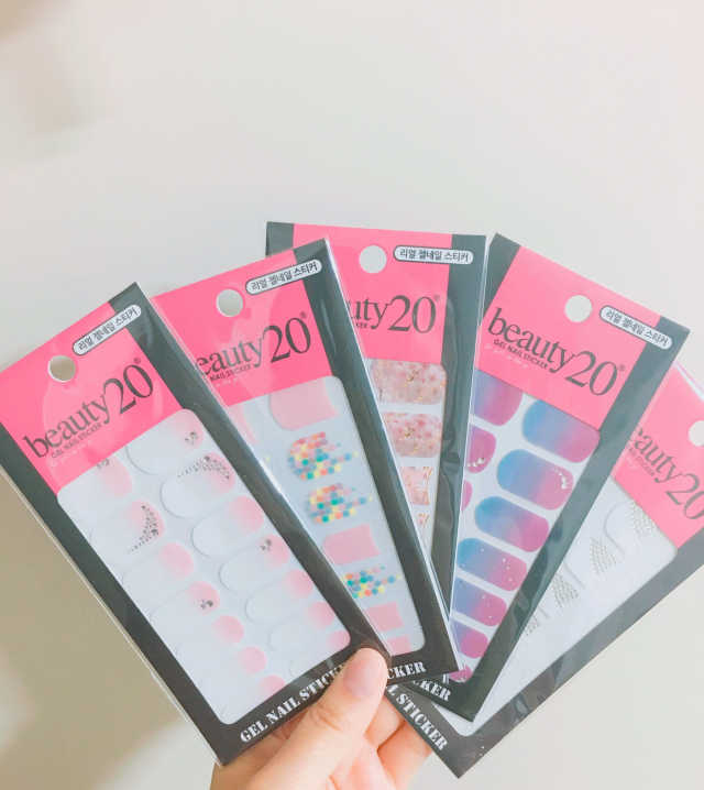 뷰티20 붙이는 리얼 젤네일 스티커 리뷰 사진