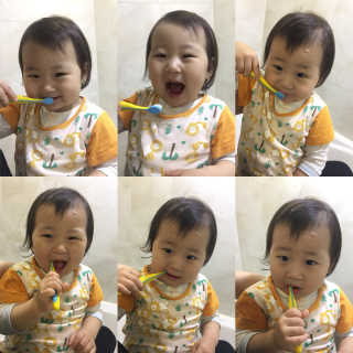 달곰이 어린이 치약+어린이 칫솔 SET — 4.17점을 준 리뷰어가 2018년 5월 올린 사용 사진