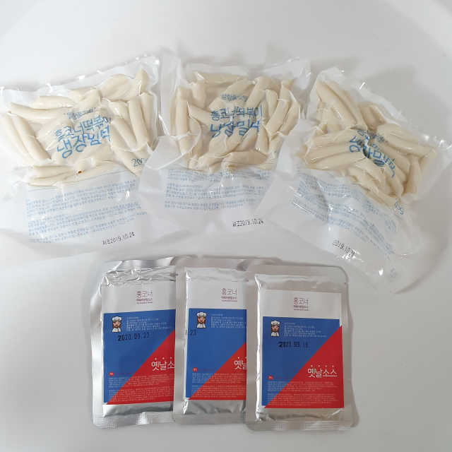 [홍코너떡볶이]옛날떡볶이 인기맛 4팩세트 리뷰 사진