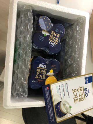 [매일 바이오] 생크림요거트 플레인 12개 + 유자 12개 — 5점을 준 리뷰어가 2019년 6월 올린 사용 사진