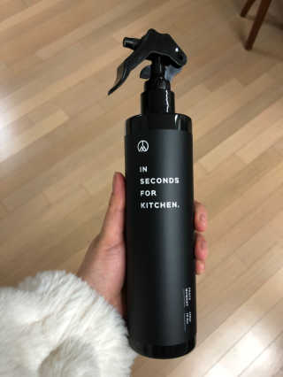 PEACE MOMENT 피스모먼트 인세컨즈포키친 320mL 천연살균소독제 — 3.5점을 준 리뷰어가 2019년 2월 올린 사용 사진