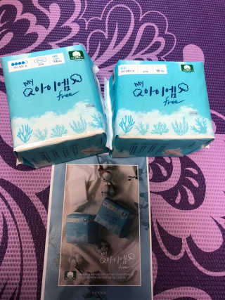 보타메디 마이아이엠 생리대 — 4.67점을 준 리뷰어가 2018년 11월 올린 사용 사진