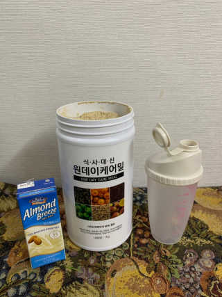 (주)이스터비엔에프 식사대용선식 원데이케어밀 1KG 대용량 — 4.5점을 준 리뷰어가 2019년 1월 올린 사용 사진