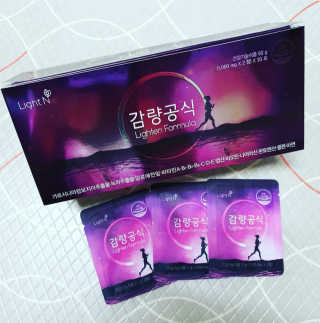 [감량공식] 다이어트 건강기능식품 — 5점을 준 리뷰어가 2020년 1월 올린 사용 사진