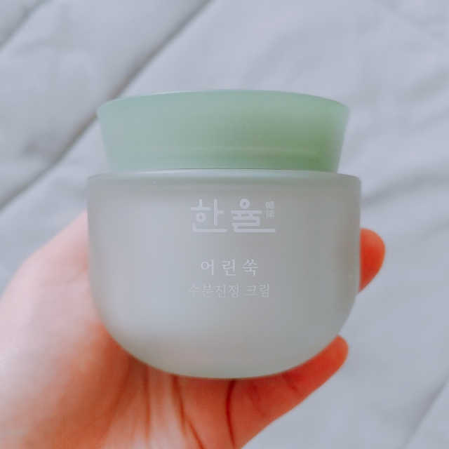 어린쑥 수분진정 크림 리뷰 사진