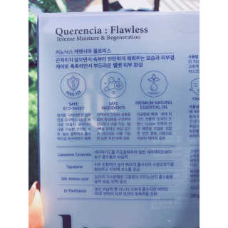 키노닉스 Querencia_Flawless 마스크팩 — 5점을 준 리뷰어가 2019년 3월 올린 사용 사진