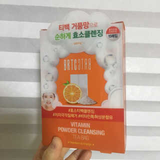 비알티씨 V10 파우더 클렌징 티백 2종 — 4점을 준 리뷰어가 2019년 2월 올린 사용 사진