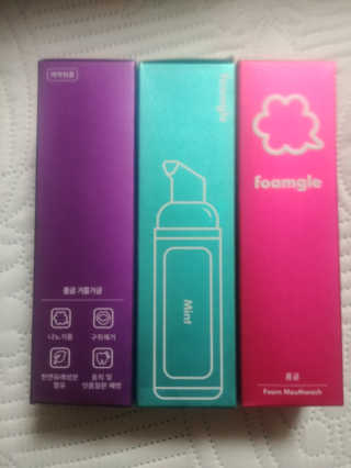 폼글 I foamgle [폼글] 거품가글 50ml 3종 - 민트, 라벤더, 라즈베리 — 4점을 준 리뷰어가 2019년 11월 올린 사용 사진