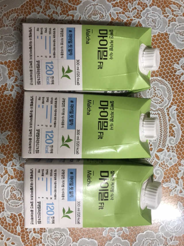 잘빠진 저지방 식사 마이밀Fit 말차 6팩 리뷰 사진