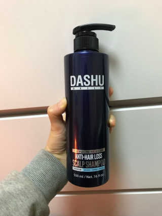 다슈코리아 다슈 데일리 한방 두피 골드 샴푸 500ml — 4점을 준 리뷰어가 2018년 2월 올린 사용 사진
