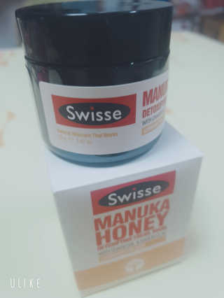 SWISSE 스위스 마누카 허니 디톡시파잉 페이셜 마스크 — 5점을 준 리뷰어가 2020년 1월 올린 사용 사진