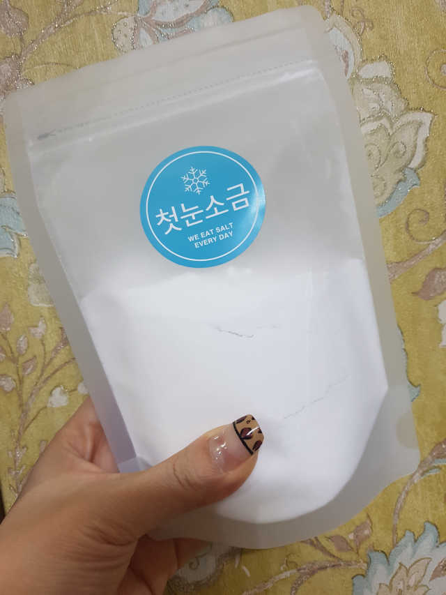 첫눈소금 프리미엄 용융소금 250g 리뷰 사진