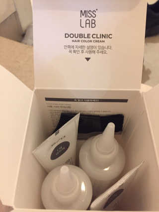 (주)에네스티 미스랩 더블 클리닉 헤어 컬러 크림 — 5점을 준 리뷰어가 2019년 10월 올린 사용 사진