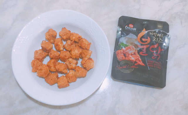 까망베르치즈불닭 5팩 리뷰 사진