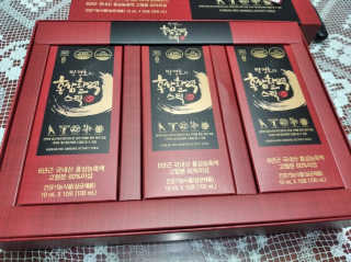 메이준뉴트리 박경호의 홍삼활력스틱 10ml x 30포 — 5점을 준 리뷰어가 2020년 2월 올린 사용 사진