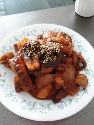 맵꾸미 쭈꾸미볶음 450g — 5점을 준 리뷰어가 2019년 9월 올린 사용 사진