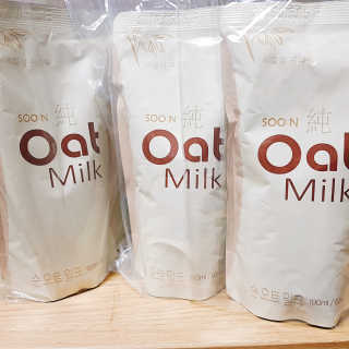 순오트밀크, soon oat milk — 3점을 준 리뷰어가 2018년 8월 올린 사용 사진