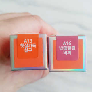 [블랙루즈] 에어 핏 벨벳 틴트3 택1+랜덤1 — 4.5점을 준 리뷰어가 2019년 3월 올린 사용 사진