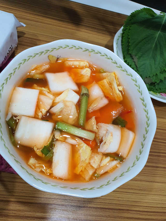 이킴 나박김치 리뷰 사진