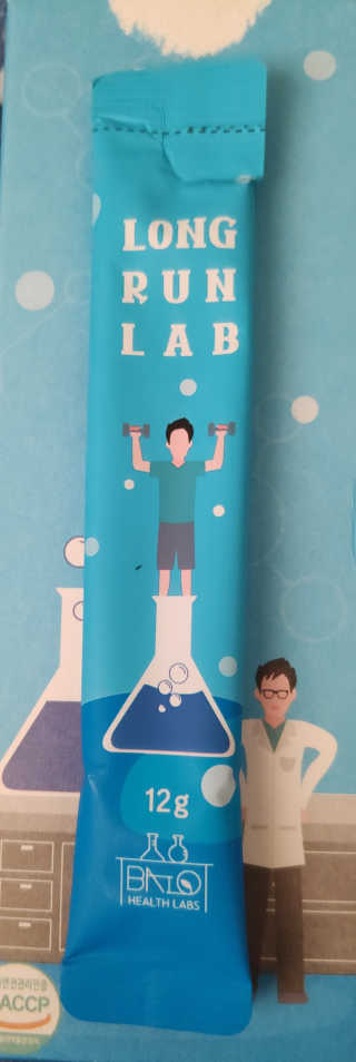 BAIO HEALTH LABS LONG RUN LAB 10개입 1박스 — 5점을 준 리뷰어가 2020년 1월 올린 사용 사진