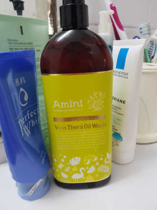 아미니 비노테라 오일워시 400ml 대용량 — 5점을 준 리뷰어가 2019년 7월 올린 사용 사진