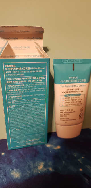 마더메이드 더 아쿠아라이트 CC크림 SPF50+ PA+++ — 5점을 준 리뷰어가 2019년 6월 올린 사용 사진