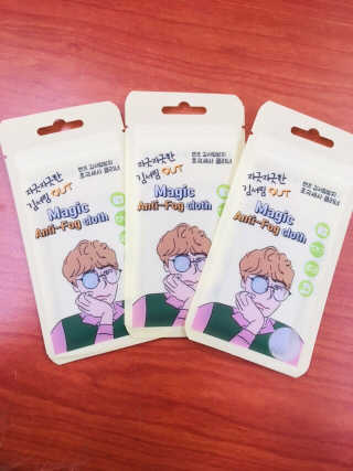 김서림방지 안경닦이 Magic Anti Fog Cloth 렌즈 김서림방지 클리너 — 4.5점을 준 리뷰어가 2019년 11월 올린 사용 사진