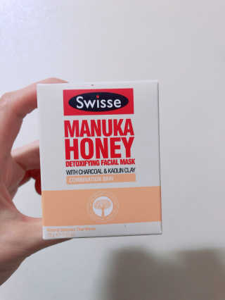 SWISSE 스위스 마누카 허니 디톡시파잉 페이셜 마스크 — 4점을 준 리뷰어가 2020년 1월 올린 사용 사진