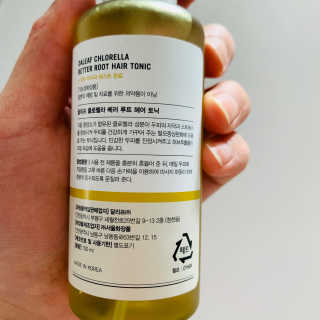 달리프 클로렐라 베러 루트 헤어토닉 100ml — 5점을 준 리뷰어가 2020년 3월 올린 사용 사진