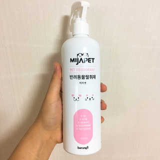 미자펫 반려동물탈취제 500ml — 4.67점을 준 리뷰어가 2018년 8월 올린 사용 사진