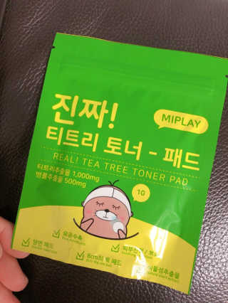 미플레이 진짜 클렌징 워터 패드 — 5점을 준 리뷰어가 2018년 11월 올린 사용 사진
