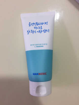 매너릭 올인원 딥클렌징폼 앤 쉐이빙 — 4.5점을 준 리뷰어가 2020년 1월 올린 사용 사진