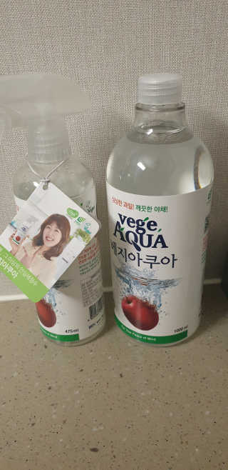 베지아쿠아 475ml + 리필 1000ml 1Set — 5점을 준 리뷰어가 2019년 8월 올린 사용 사진