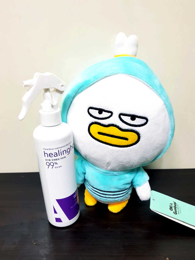 힐링혼_유해물질 차단제 리뷰 사진