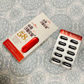 메이준뉴트리 슈퍼 크릴 오일58 1000mg x 30캡슐 — 5점을 준 리뷰어가 2020년 2월 올린 사용 사진