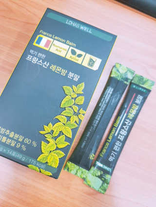 로하스웰 프랑스산 레몬밤 분말 — 3.5점을 준 리뷰어가 2018년 5월 올린 사용 사진