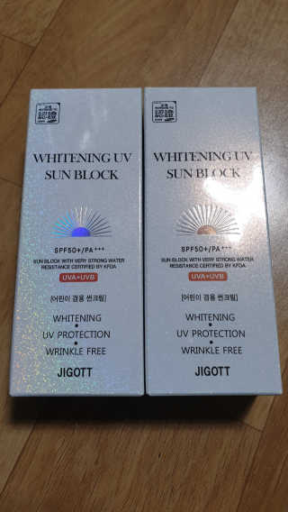 지고트 화이트닝 유브이 썬블럭 크림 70ml,1+1 — 5점을 준 리뷰어가 2019년 8월 올린 사용 사진