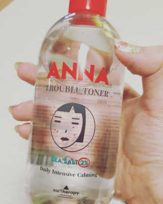 솔테라피 안나 트러블 토너 300ml — 4.5점을 준 리뷰어가 2019년 4월 올린 사용 사진