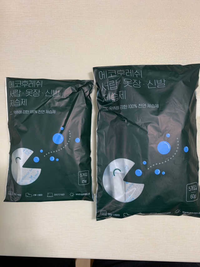 [에코후레쉬] 포켓형 습기제습제 리뷰 사진